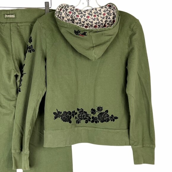 Disney Disneyland Resort Tinker Bell Green Hoodie & Pants Set Girls Size S/XS - Picture 9 of 16